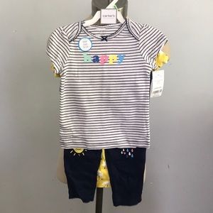 Carter’s 3 piece set girls